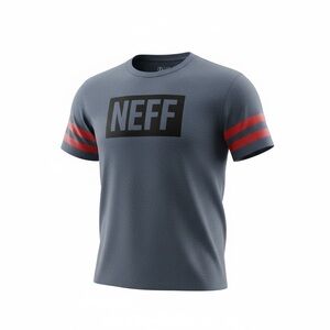 NEW! NEFF Men's T-Shirt Heather Blue 3XL Skater Streetwear